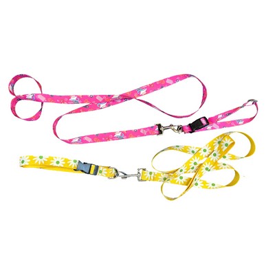 Paw Power Dye-Sublimation Pet Leashes (Extra Small - Small Adjustable Size) double-sided imprinting