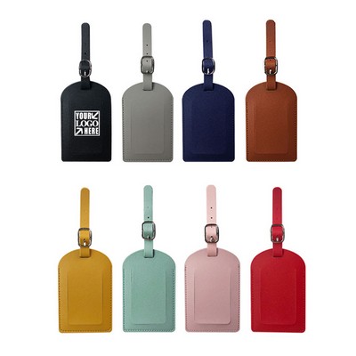 Luggage Tag PU Leather for Suitcase baggage tag