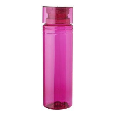 Cylindrical Plastic Water Bottles - 30 oz