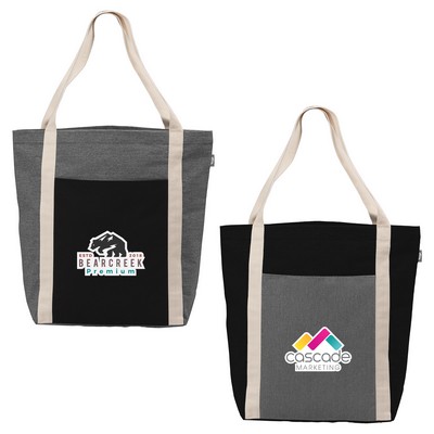 Spun - Recycled Cotton Blend Tote Bag - Heat Transfer