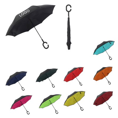 Hands Free C-Shape Handle Umbrella