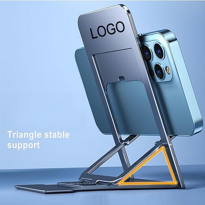 ABS Anti-slip Adjustable Foldable Phone Holder Stand 5"x3"