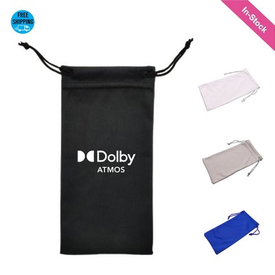 Microfiber Drawstring Pouch / Sunglasses Pouch