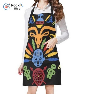 Rock'it 3-Day Dye Sublimation Full Length Apron w/ Adjustable Neck Strap