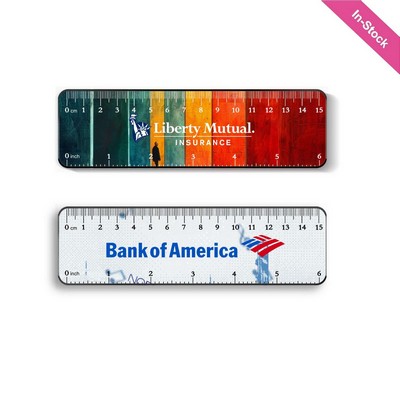 6 Inch Full-color Ruler Tag 6 1/4"L x 1 3/5"W