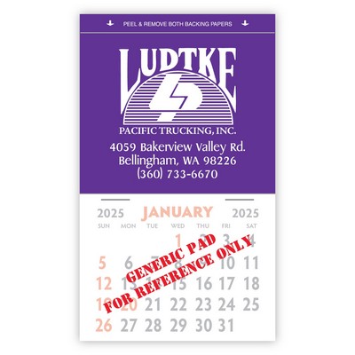 Kwik-Stik Grande Textured Vinyl Calendar