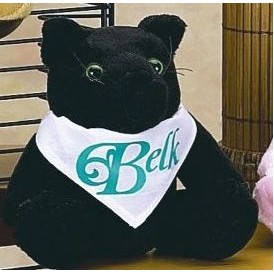 Continental Series Panther Stuffed Animal w/Shirt (6")