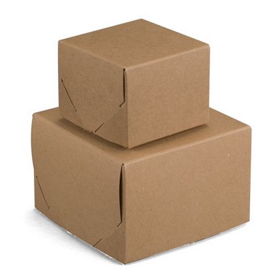 2 Piece Brown Kraft Lock Corner Box (11"x3"x3")