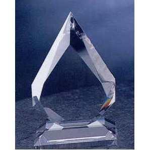 Crystal Diamond Award (6"x4 1/2"x13/16")