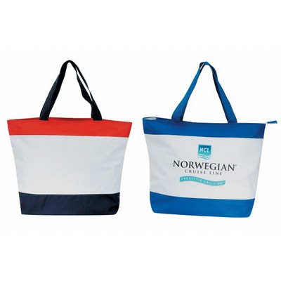 Zipper Poly Tote Bag