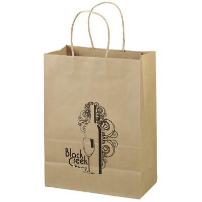 Eco Jenny - Brown Kraft Shopper - Flexo Ink Print