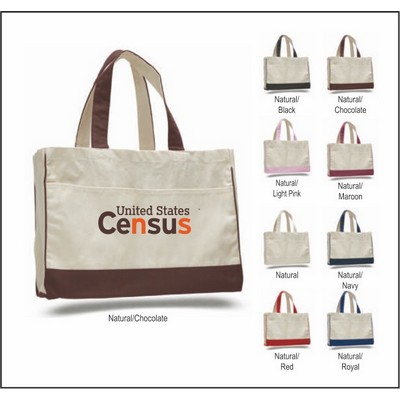 Q-Tees Canvas Standard Tote Bag