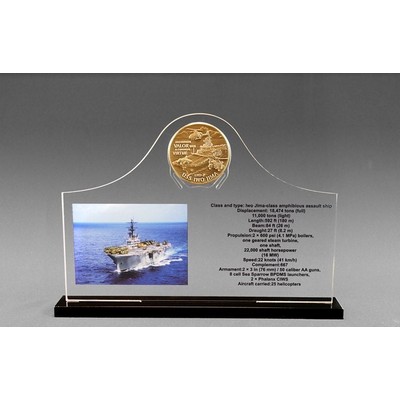 Coinlock Coin Display/ Award (up to 50 square inches)