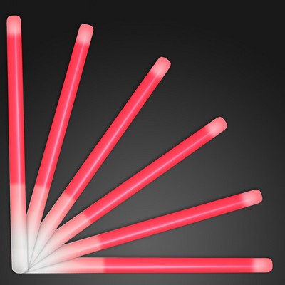 9.4" Red Glow Stick Wands - BLANK