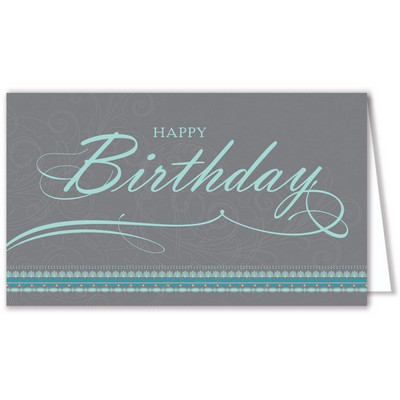 Geo Border Birthday Card