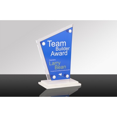 ASPIRE: Acrylic Transparent Desk Award (5¼" x 7½" x 3")