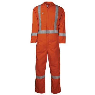 7 Oz. Westex® UltraSoft® Industrial Work Coveralls w/Reflective Tape