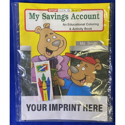 My Savings Account Coloring Book Fun Pack