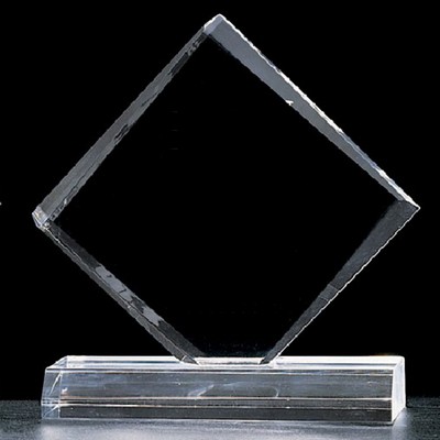 Clear Diamond Acrylic Award (5"x 5 7/8")