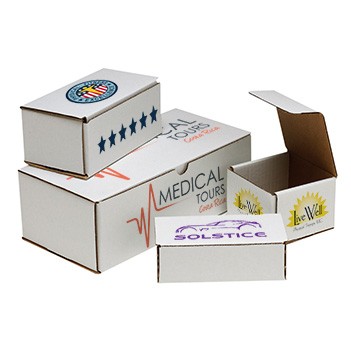 Full Color Printed White Mailer Box (7"x4"x3")