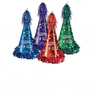 Gem-Star Party Hats (Assorted Colors)