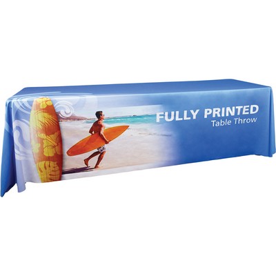 3-Sided Economy Coverage 8' Dye Sub Printed Table Throw