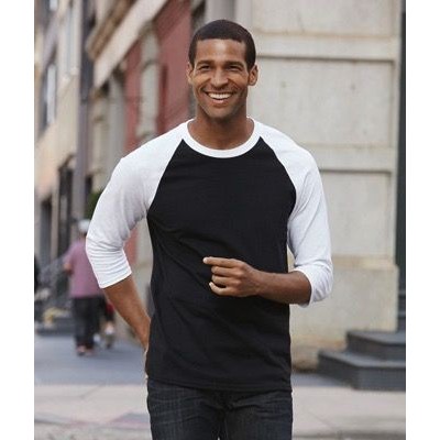 Gildan® Adult Heavy Cotton™ 3/4 Raglan T-Shirt