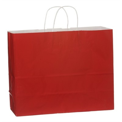 High Gloss Paper Shopping Bags, Tints, Hot Stamped - Vogue 16" x 6" x 12"