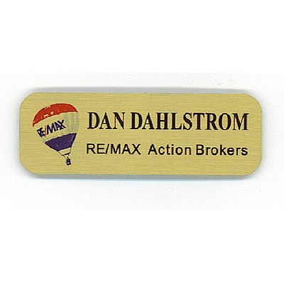 1" x 3" - Aluminum Name Tags or Badges