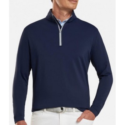 Peter Millar® "Perth" Stretch French Loop Terry Quarter Zip Pullover Shirt