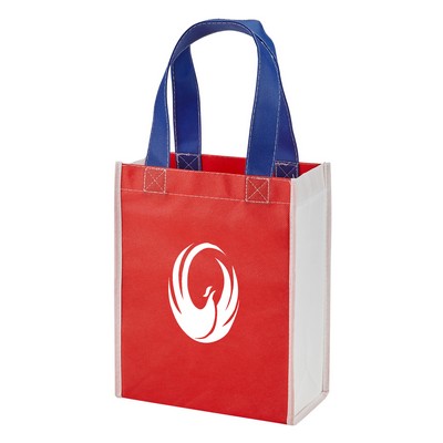 Color Combination Non-Woven Gift Tote