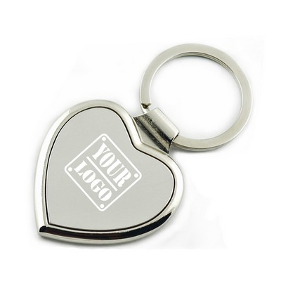 Heart Shape Metal Key Chain