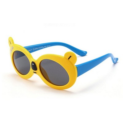 Silicone Cartoon Sunglasses For Children