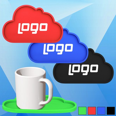 Cloud Shaped Silicone Coaster