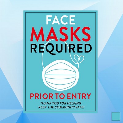 PPE Face Masks Required Sticker