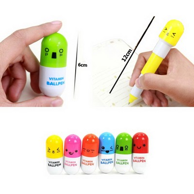 Novelty Small Capsule Ballpoint Pen