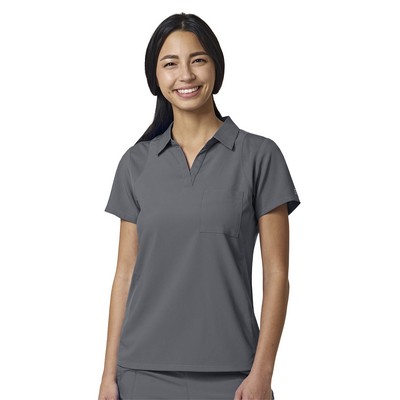 WonderWink® Women's Collar Scrub Shirt