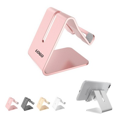 Desktop Aluminum Alloy Stand Phone Holder With Charge Hole