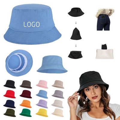 Cotton Packable Bucket Hat