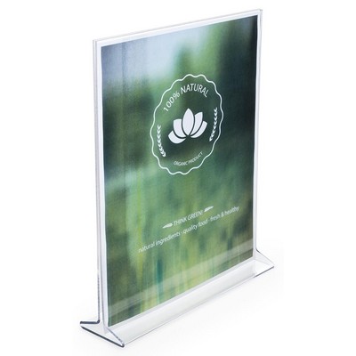 High Open Top Acrylic Sign Holder (5"x7")