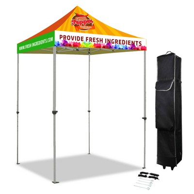 5' X 5' Pop Up Canopy Tent ( Full Color )