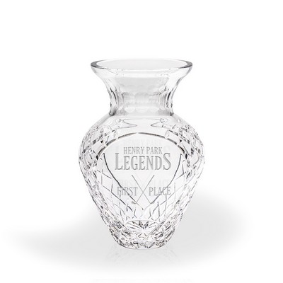 Stargard Cut Lead Crystal Vase - Medium