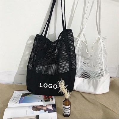 Sheer Mesh Tote Bag