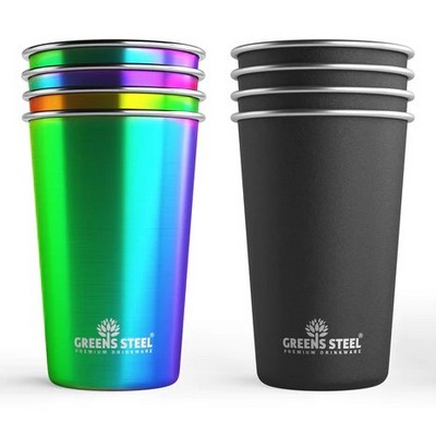 Green Steel cup (20 Oz.)