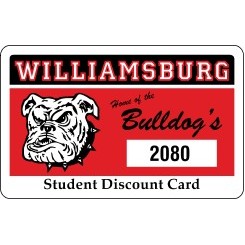 .030" Screen Print Plastic Membership Cards w/Matte Finish