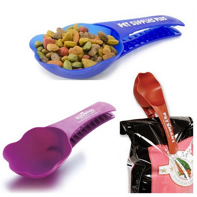 Pet Food Scoop & Clip