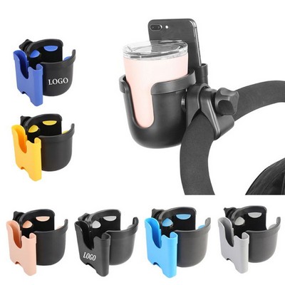 Stroller Cup Holder with Phone Holder/Organizer