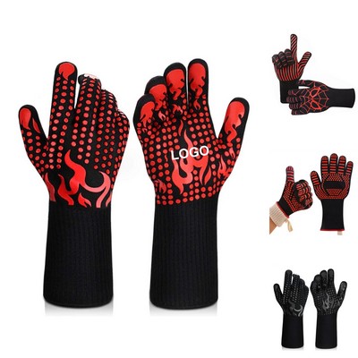 BBQ Heat Resistant Grilling Gloves (direct import)