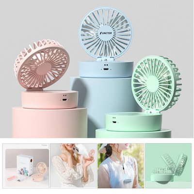 Necklace Fans Portable Neck Hanging Fan Mini Fan Handheld Hand Foldable Fan Desktop Fan Spray Fan