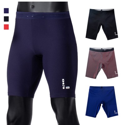 Runner shorts with padding